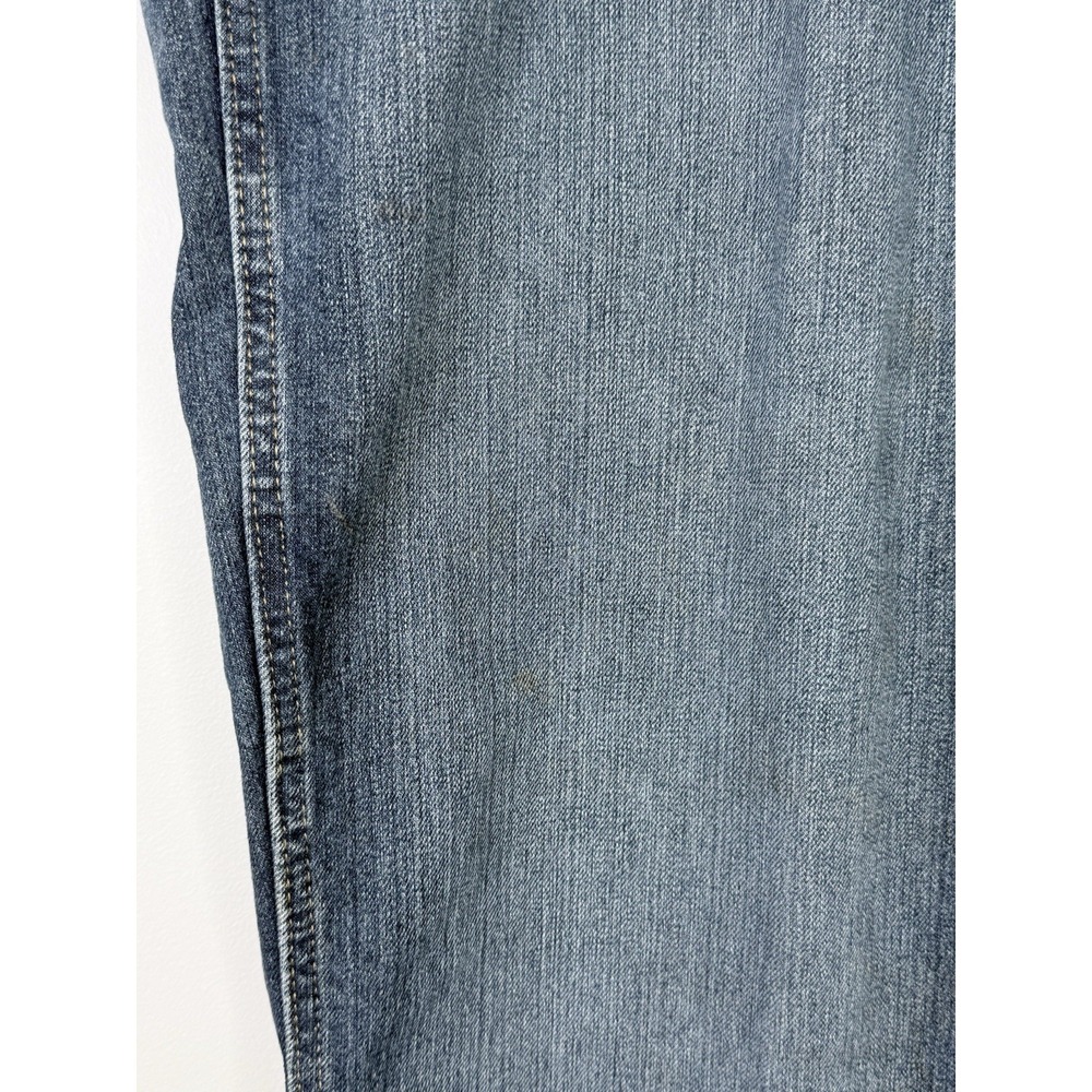 Ariat Jeans Mens 42x30 Blue Rebar M4 Low Rise Boot Cut Workwear Denim Loop Lock - Picture 3 of 7